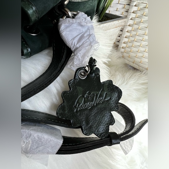 NWT- Melrose Drawstring
Bucket Bag With Key Fob
Brushed Italian Nubuck Leather - Picture 7 of 10